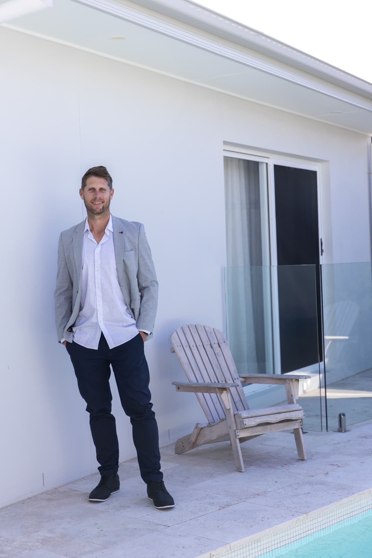 Jim Morrison, mortgage broker at Absolute Mortgage & Finance, outside a Coffs Coast home